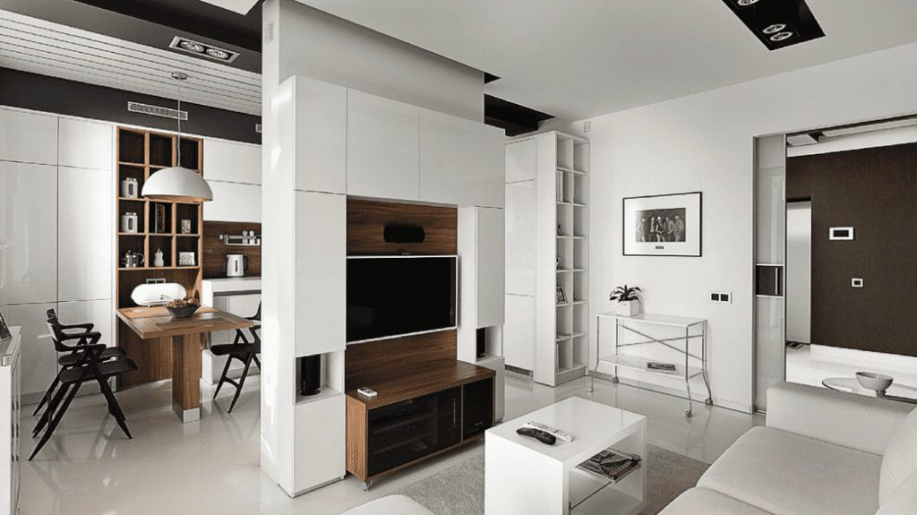 Zoning: how to divide the living room and dining room