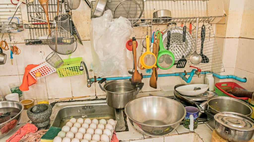 How to get rid of visual noise in the kitchen