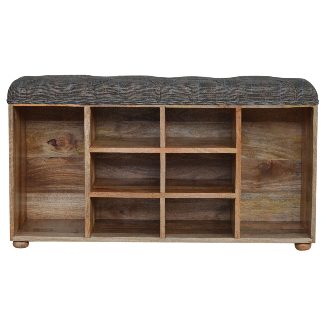 Artisan - Multi Open Storage Bench in Copper, Tweed
