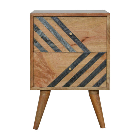 Artisan - Pattern Nightstand in Slate