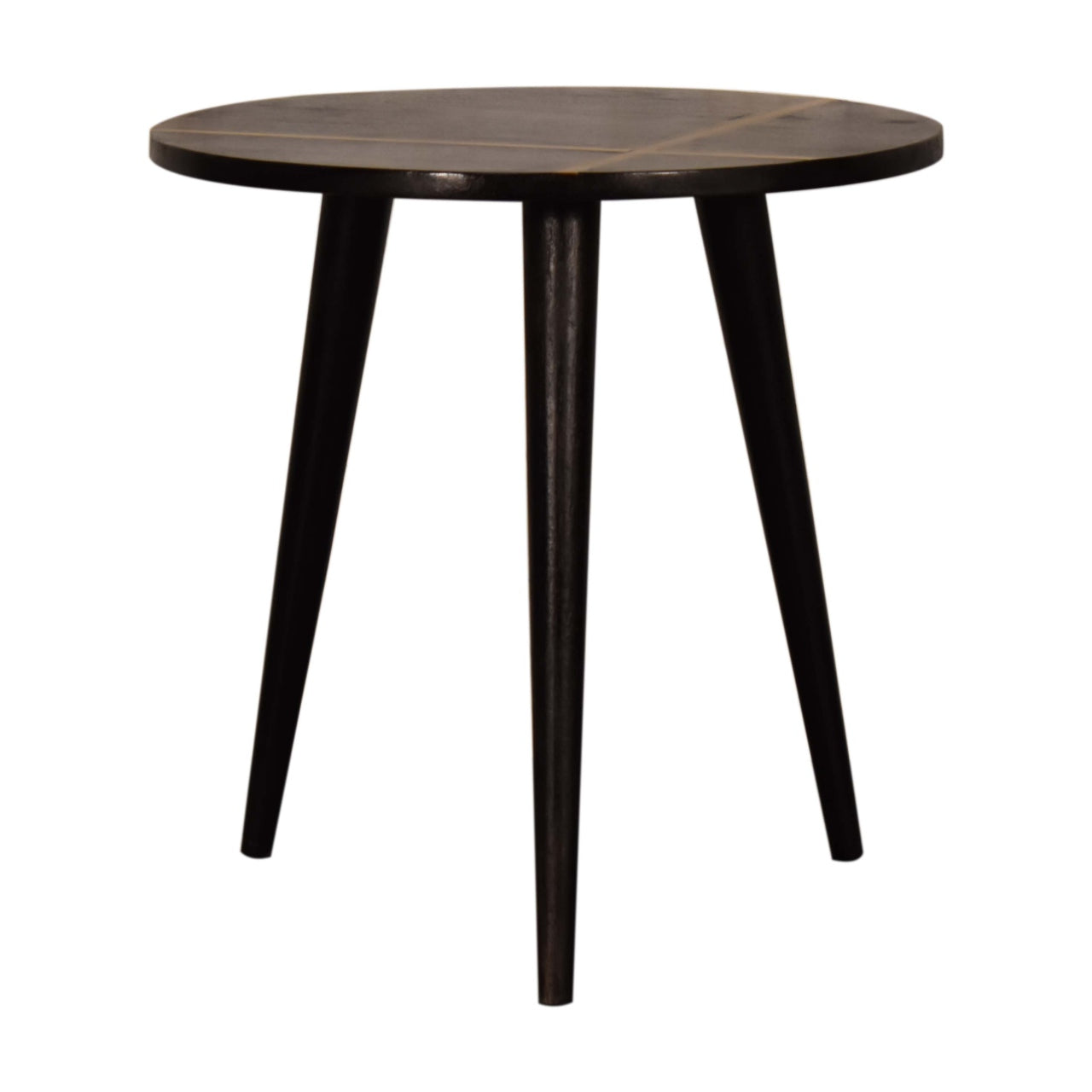 Artisan - Inlay End Table in Walnut/Gold