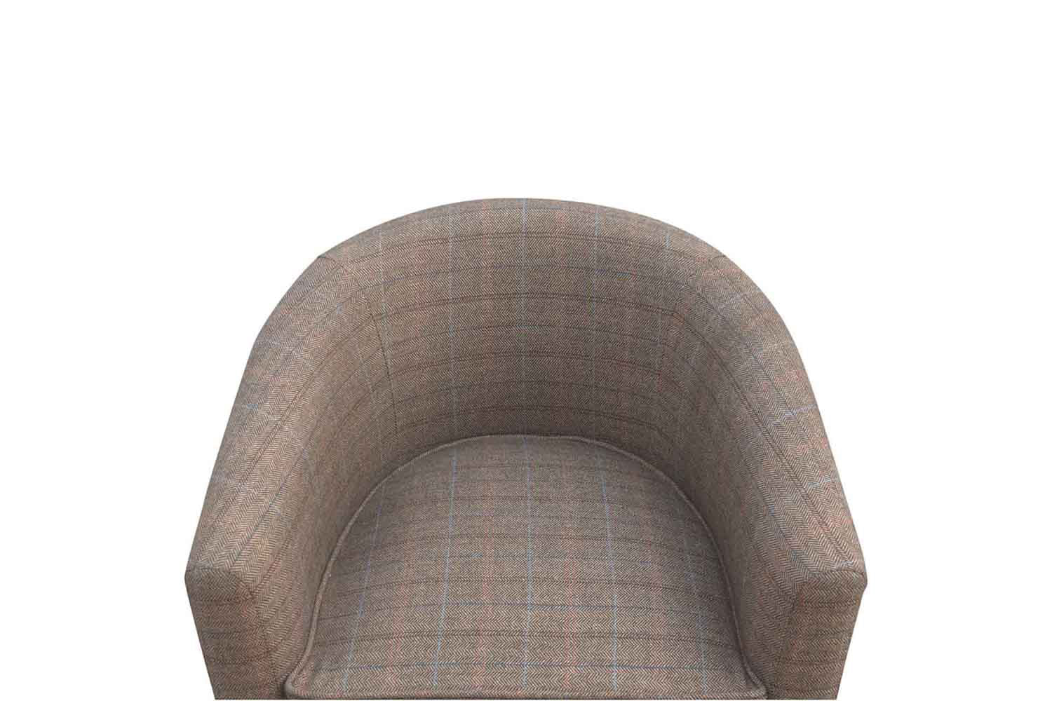 Artisan - Upholstered Tweed Tub Chair