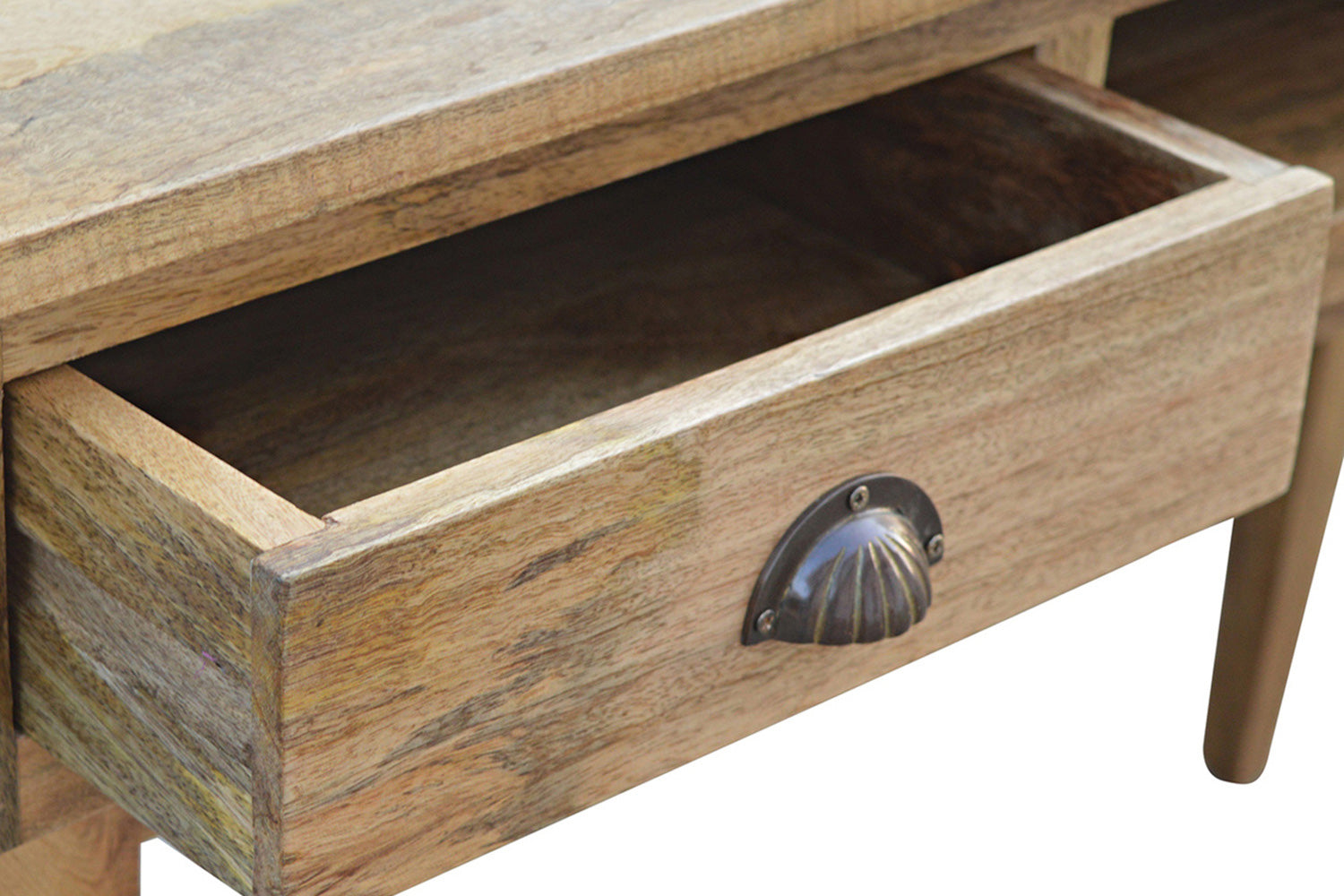 Artisan - Solid Wood Writing Desk with 2 Drawers