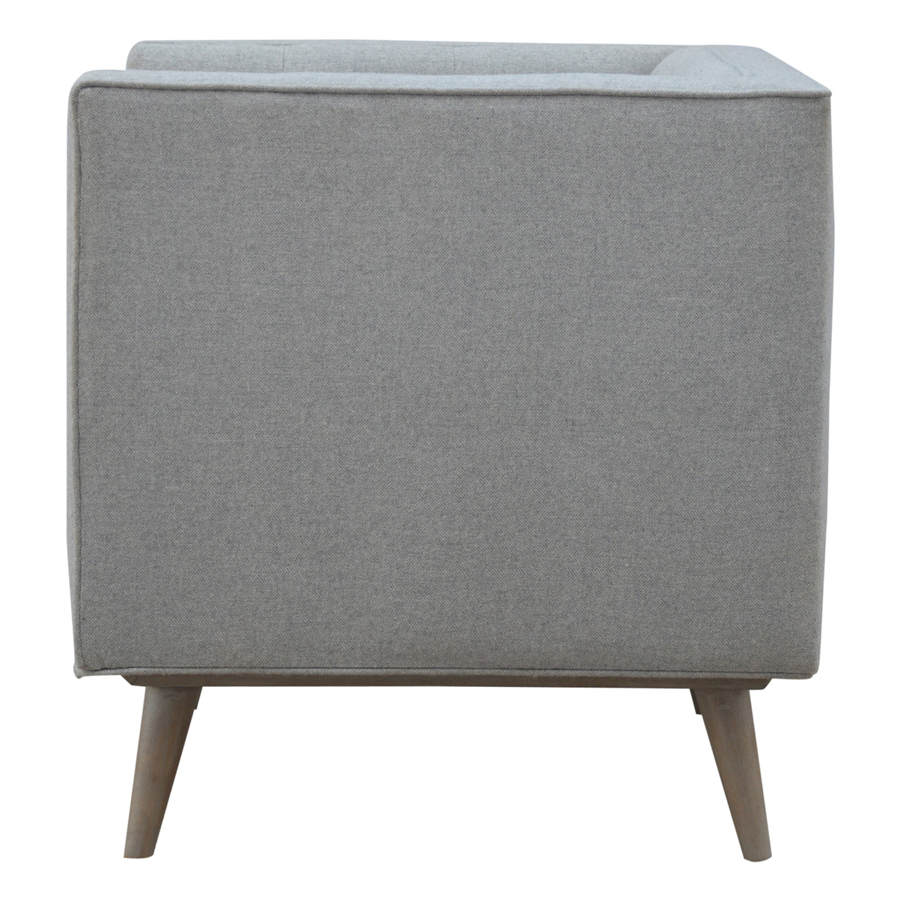 Artisan - Armchair in Gray, Tweed