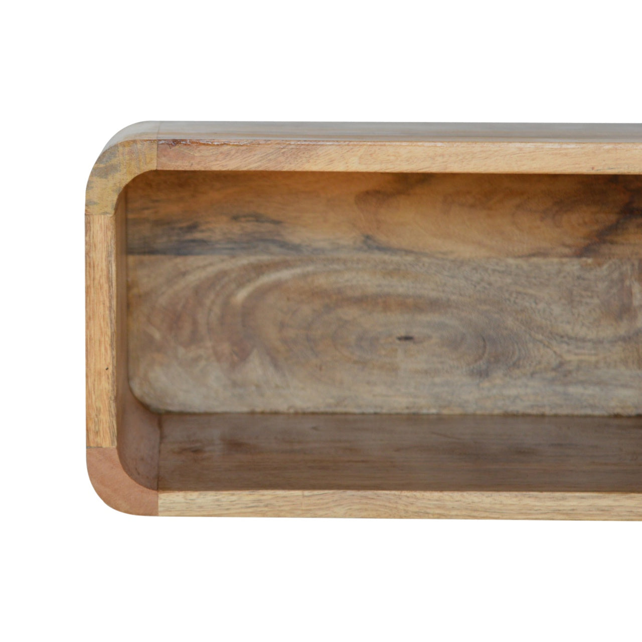 Artisan - Wall Mounted Open Nightstand in Oak-Ish