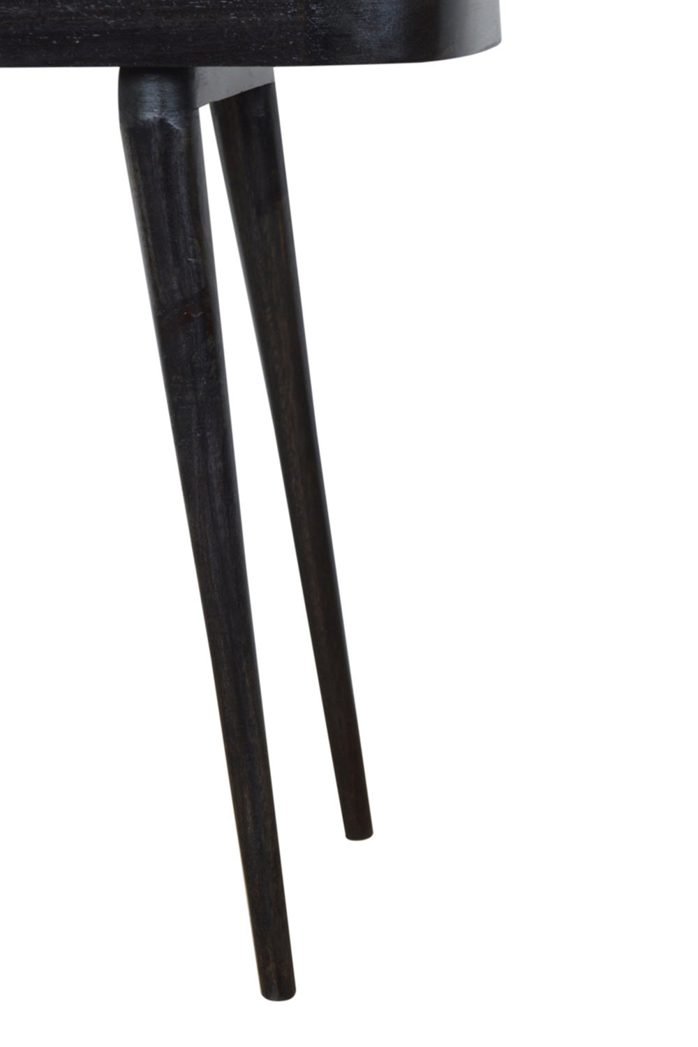 Artisan - Rattan Console Table in Ash Black