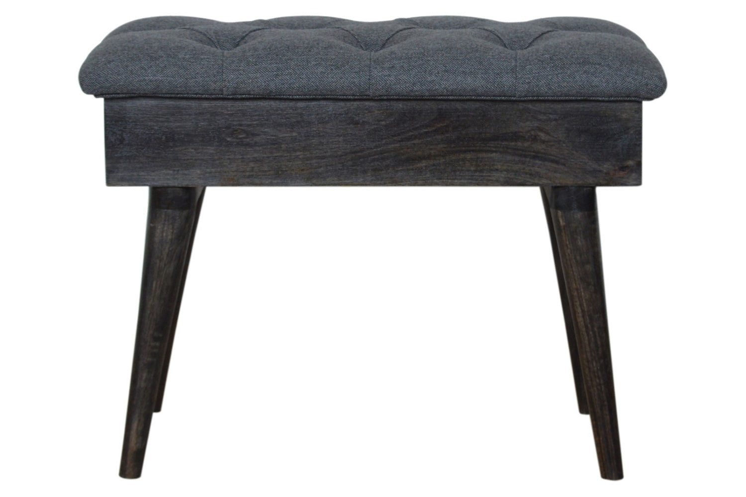 Artisan - Black Tweed Storage Bench