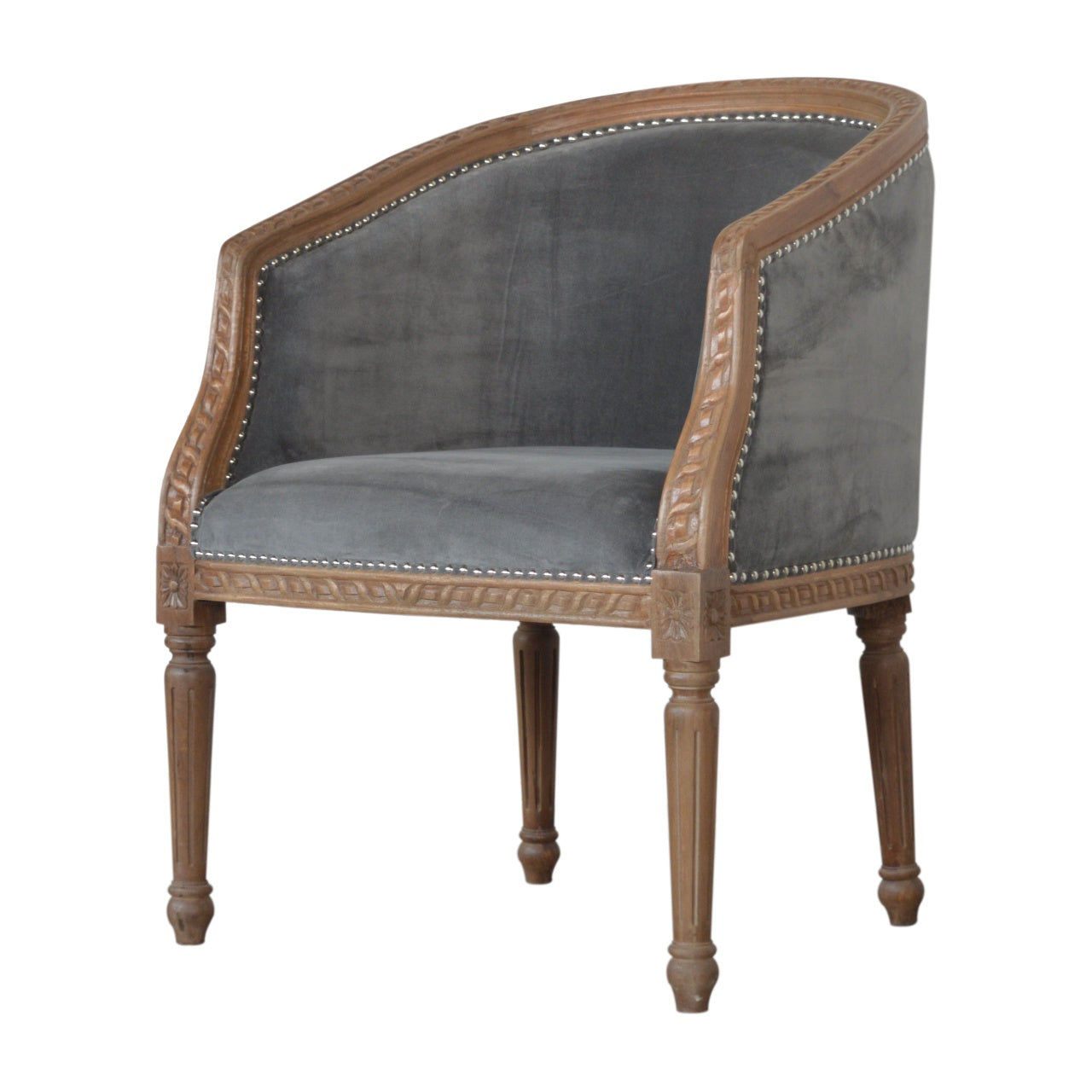 Artisan - Occasional Chair in Gray, Velvet