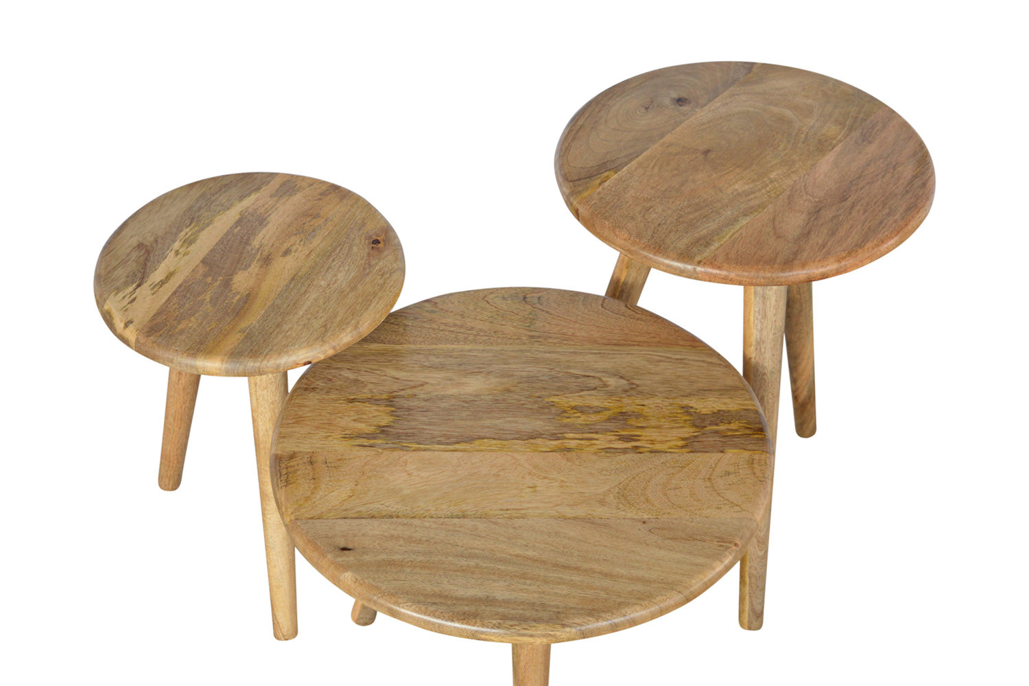 Artisan - Oak-ish Nordic Nesting Stools