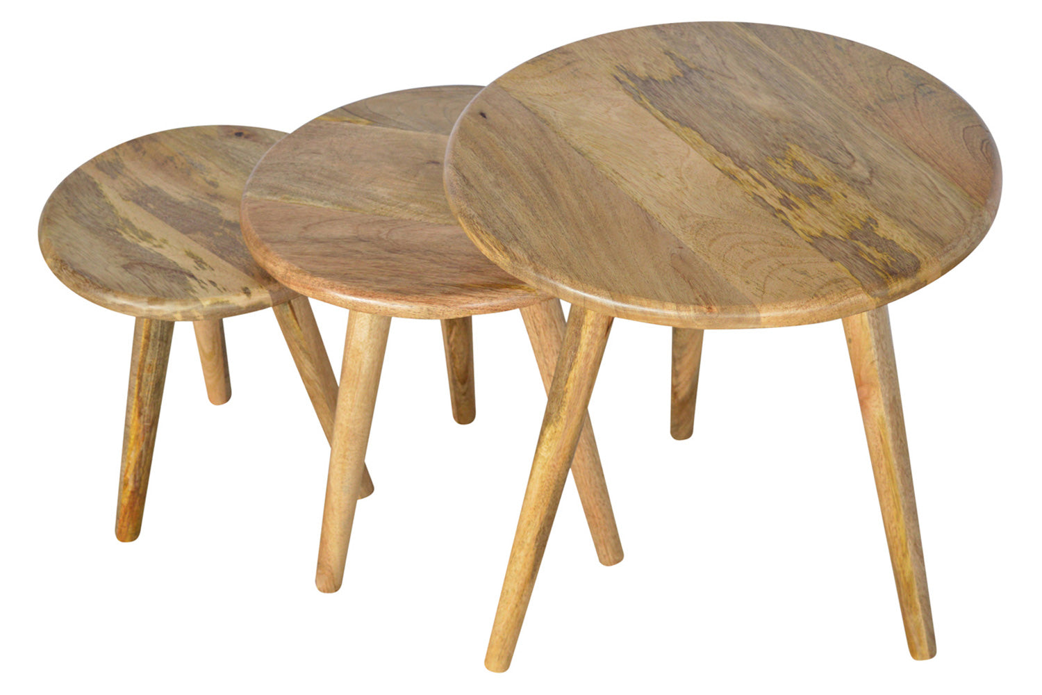 Artisan - Oak-ish Nordic Nesting Stools