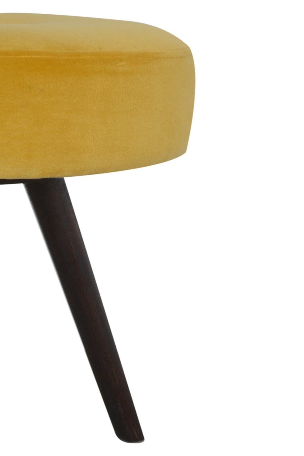 Artisan - Mustard Velvet Tripod Footstool