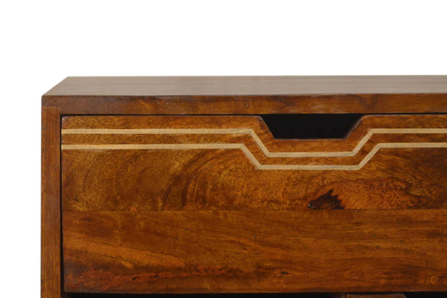 Artisan - Multi Bedside with Removeable Drawers in Chestnut