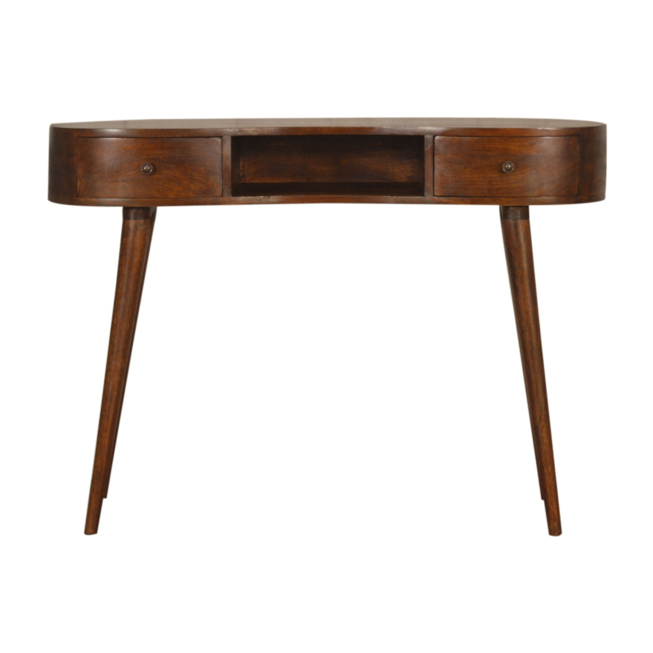 Artisan - Wave Writing Desk in Chestnut