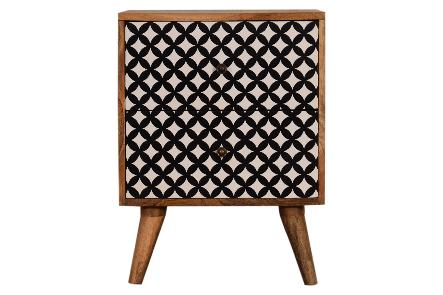 Artisan - Diamond Screen Printed Bedside