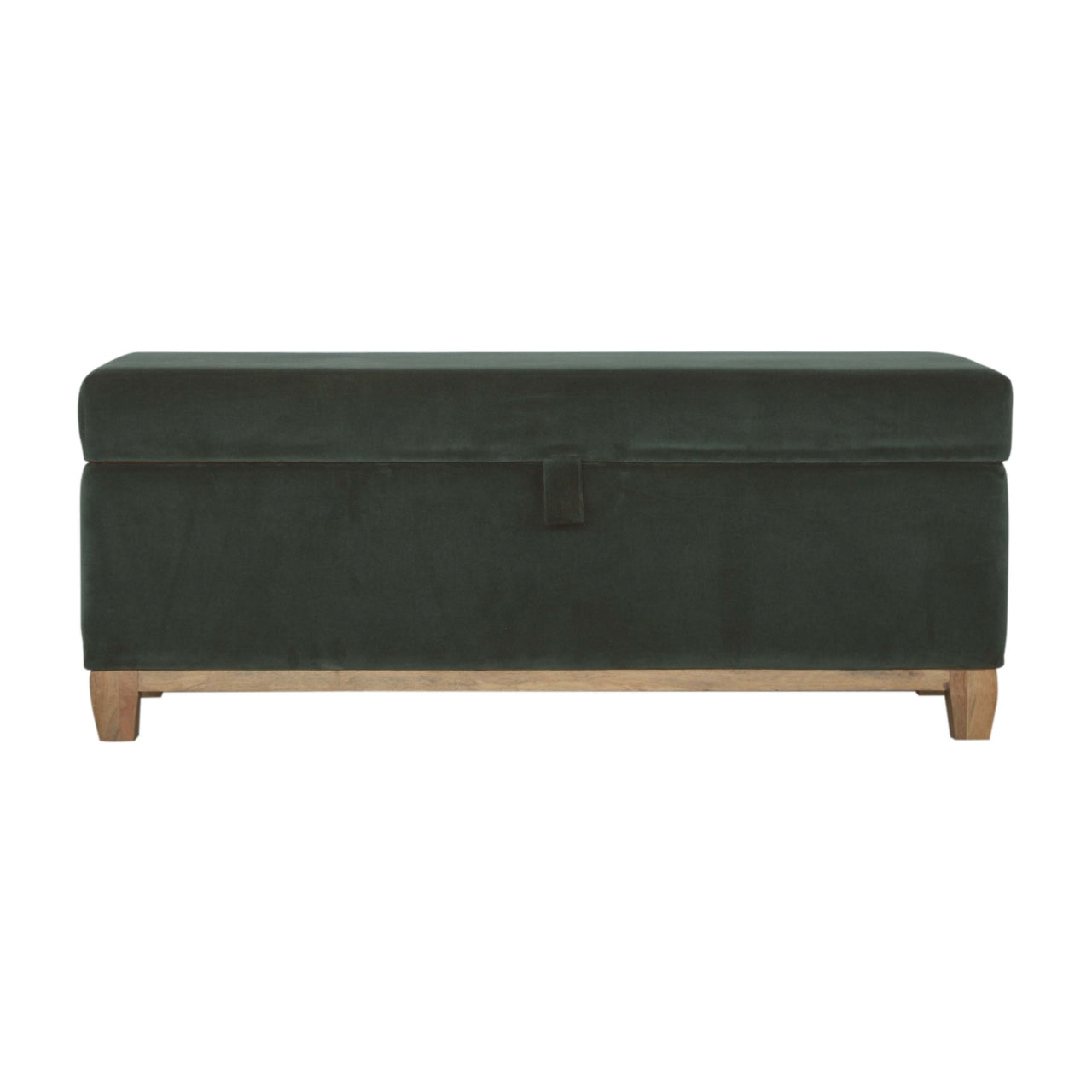 Artisan - Storage Box in Emerald Green, Velvet