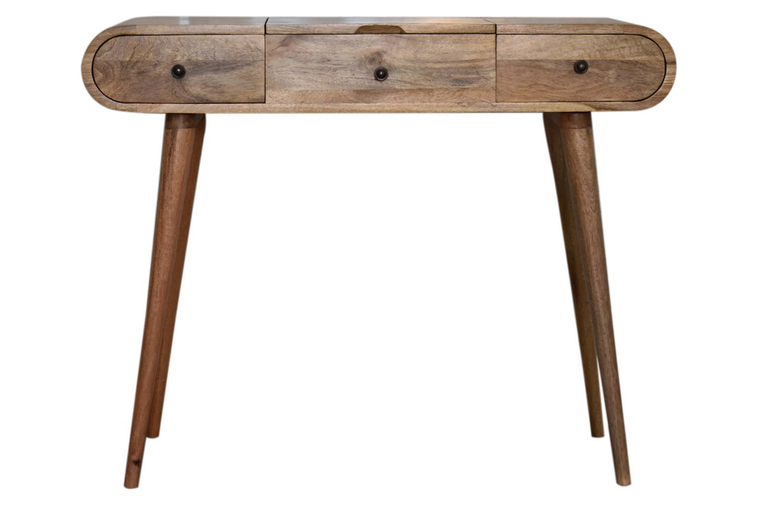 Artisan - Solid Wood Dressing Table with Foldable Mirror