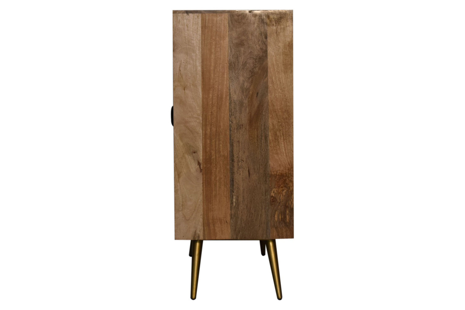 Artisan - Inlay Cabinet in Sleek Cement Brass