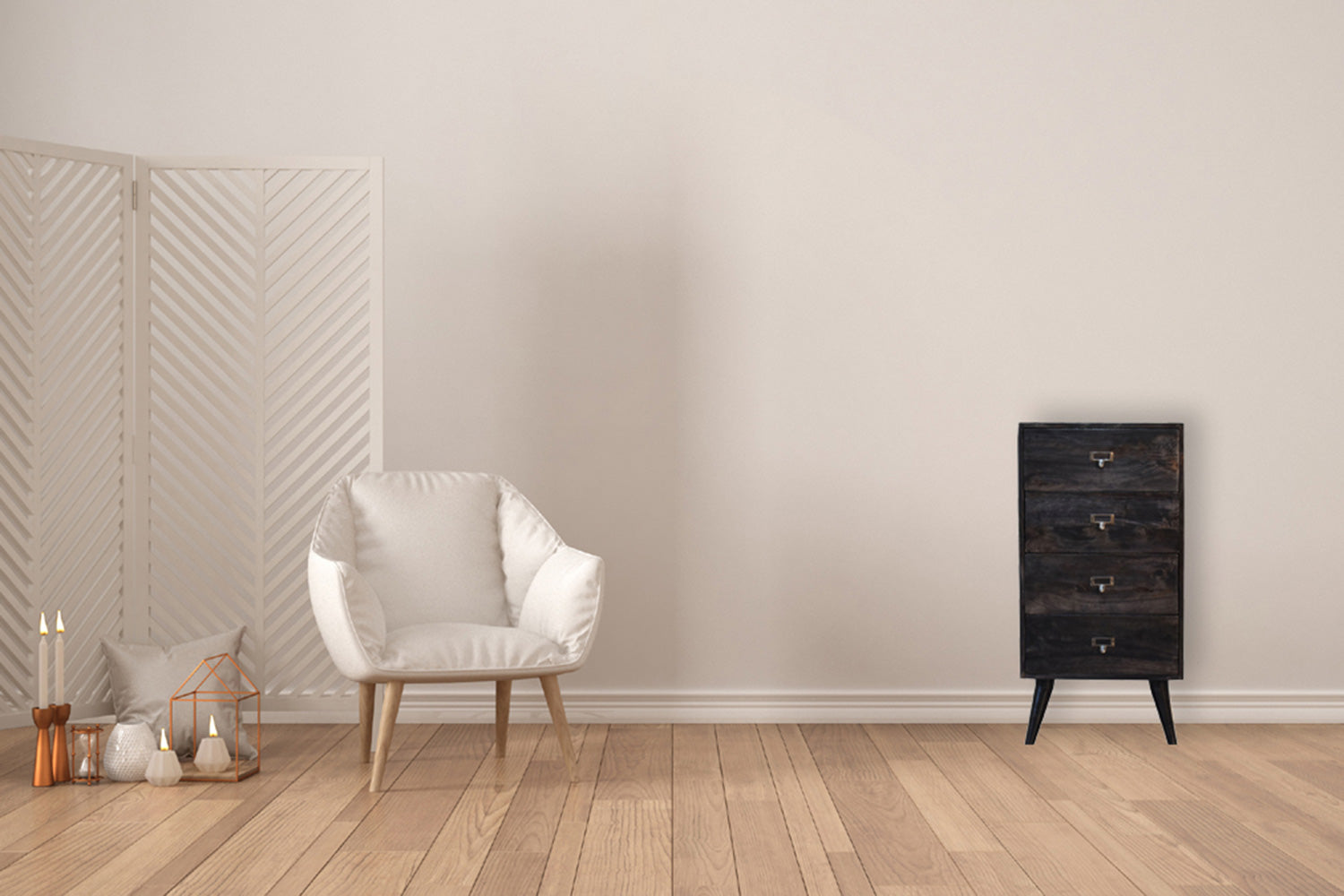 Artisan - Ash-Black Filing Cabinet in Ash Black