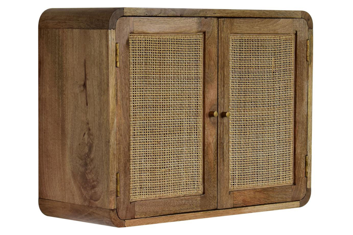 Artisan - Gray Washed Wall Mounted Woven Cabinet
