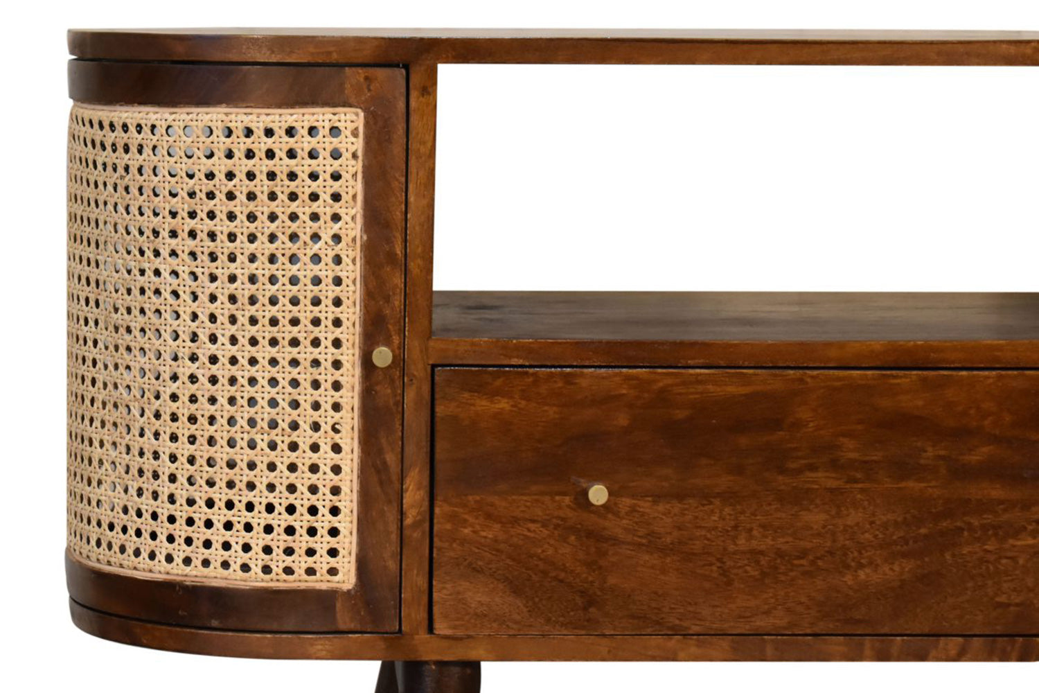 Artisan - Woven Media Unit in Chestnut
