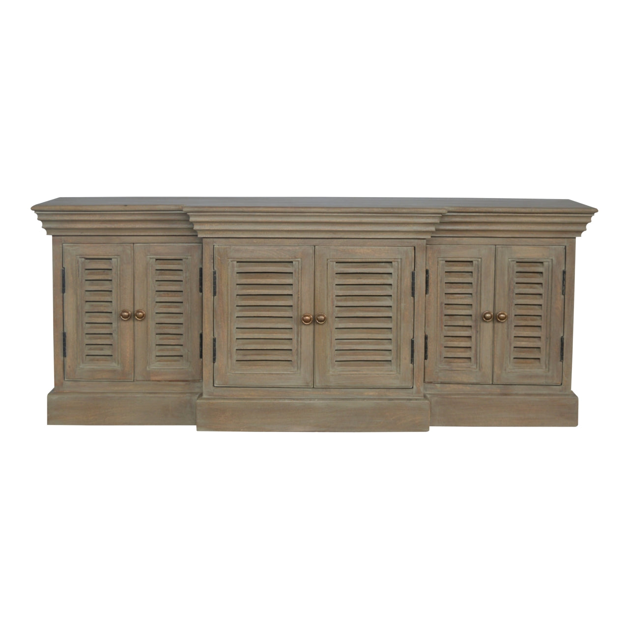 Artisan - Shutter TV Cabinet in Gray