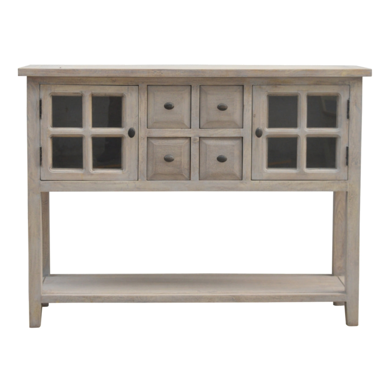 Artisan - Glazed Console with 2 Door and 4 Drawer