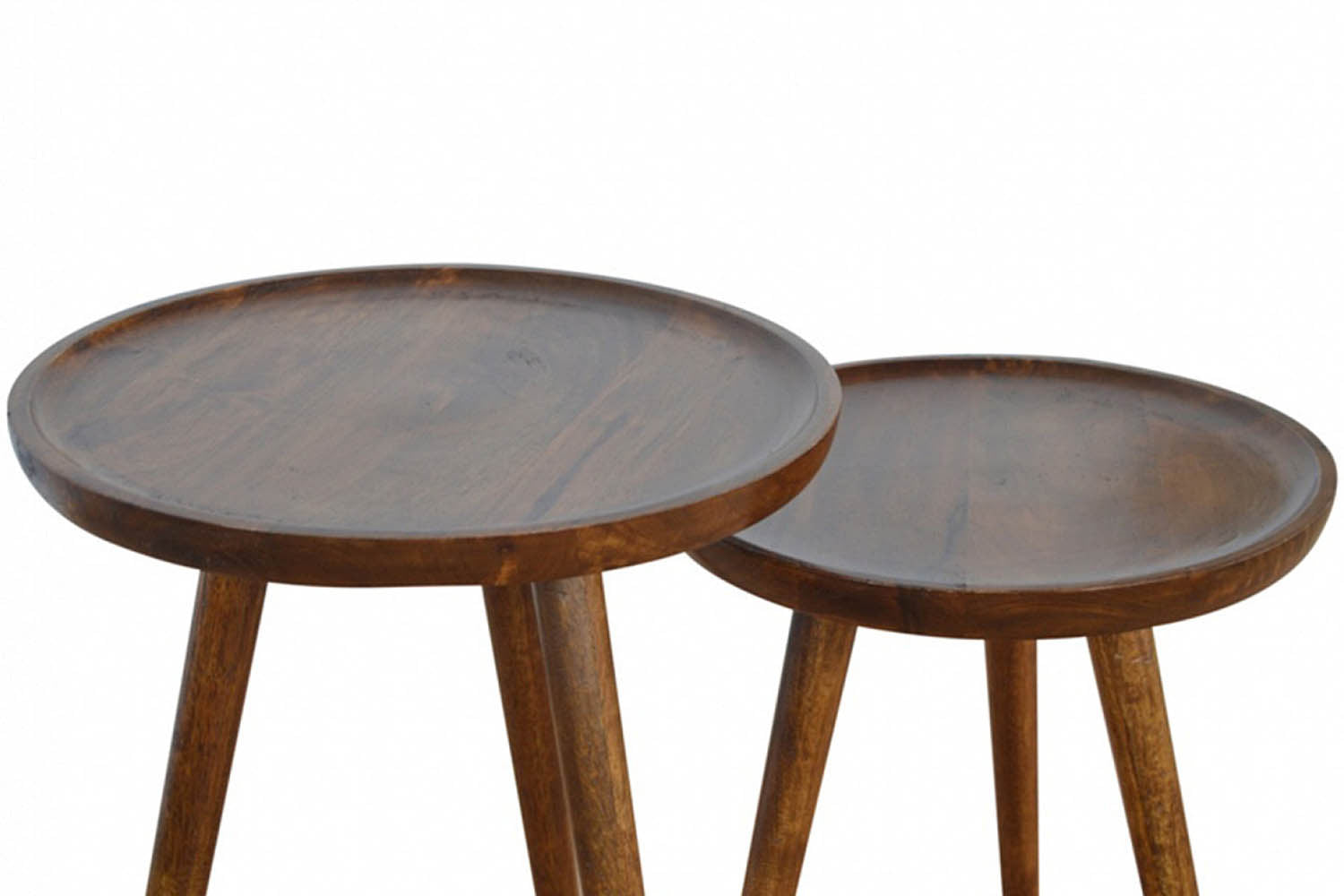 Artisan - Tray Nesting Stools in Chestnut