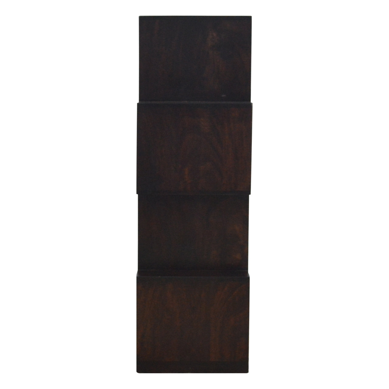 Artisan - Zig Zag Display Unit in Chestnut