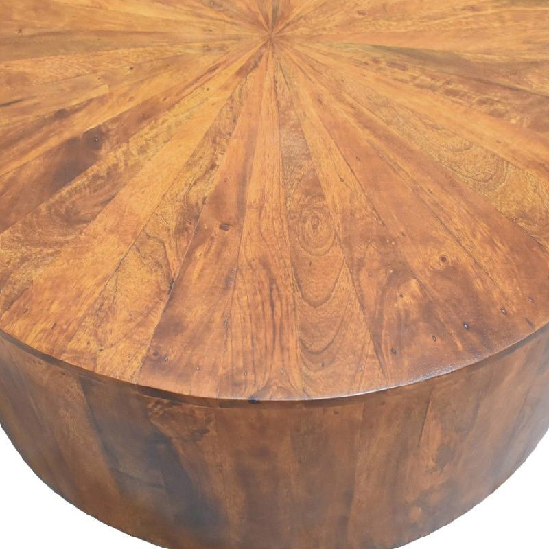 Artisan - Chestnut Round Wooden Coffee Table