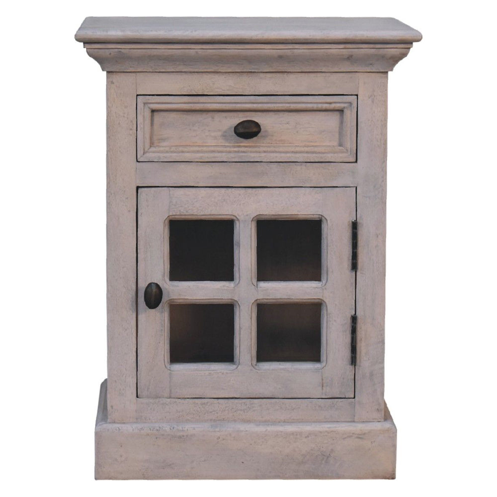 Artisan - Glazed Stone Nightstand