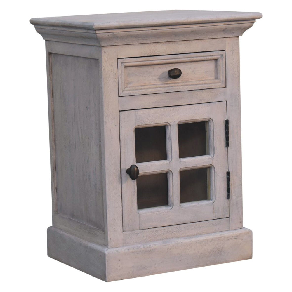 Artisan - Glazed Stone Nightstand