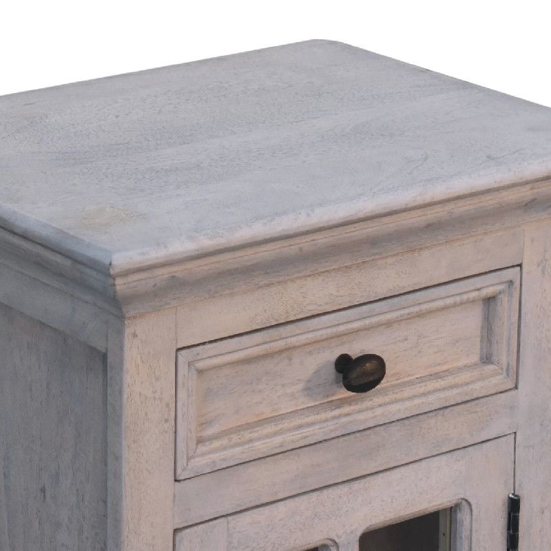 Artisan - Glazed Stone Nightstand