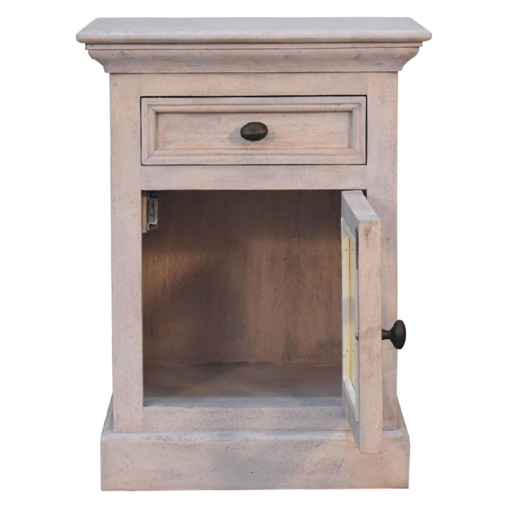 Artisan - Glazed Stone Nightstand