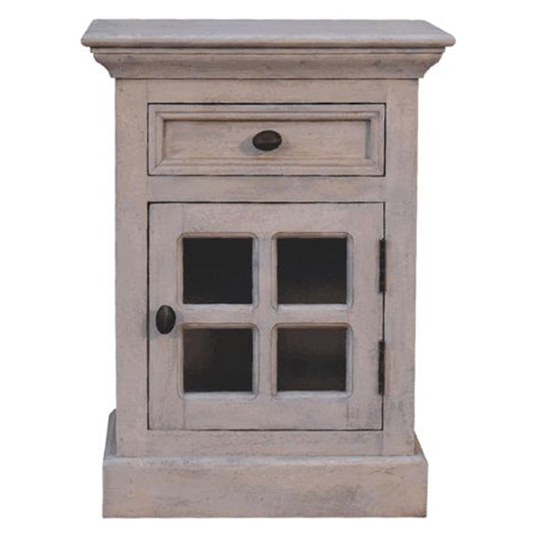 Artisan - Glazed Stone Nightstand