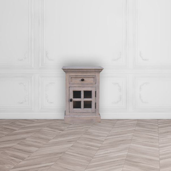 Artisan - Glazed Stone Nightstand