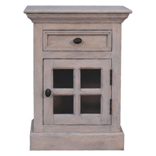 Artisan - Glazed Stone Nightstand