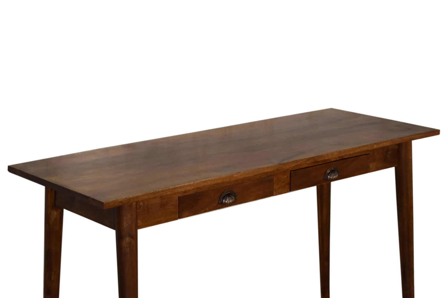 Artisan - Nordic Style Writing Desk with 2 Drawers in Chestnut