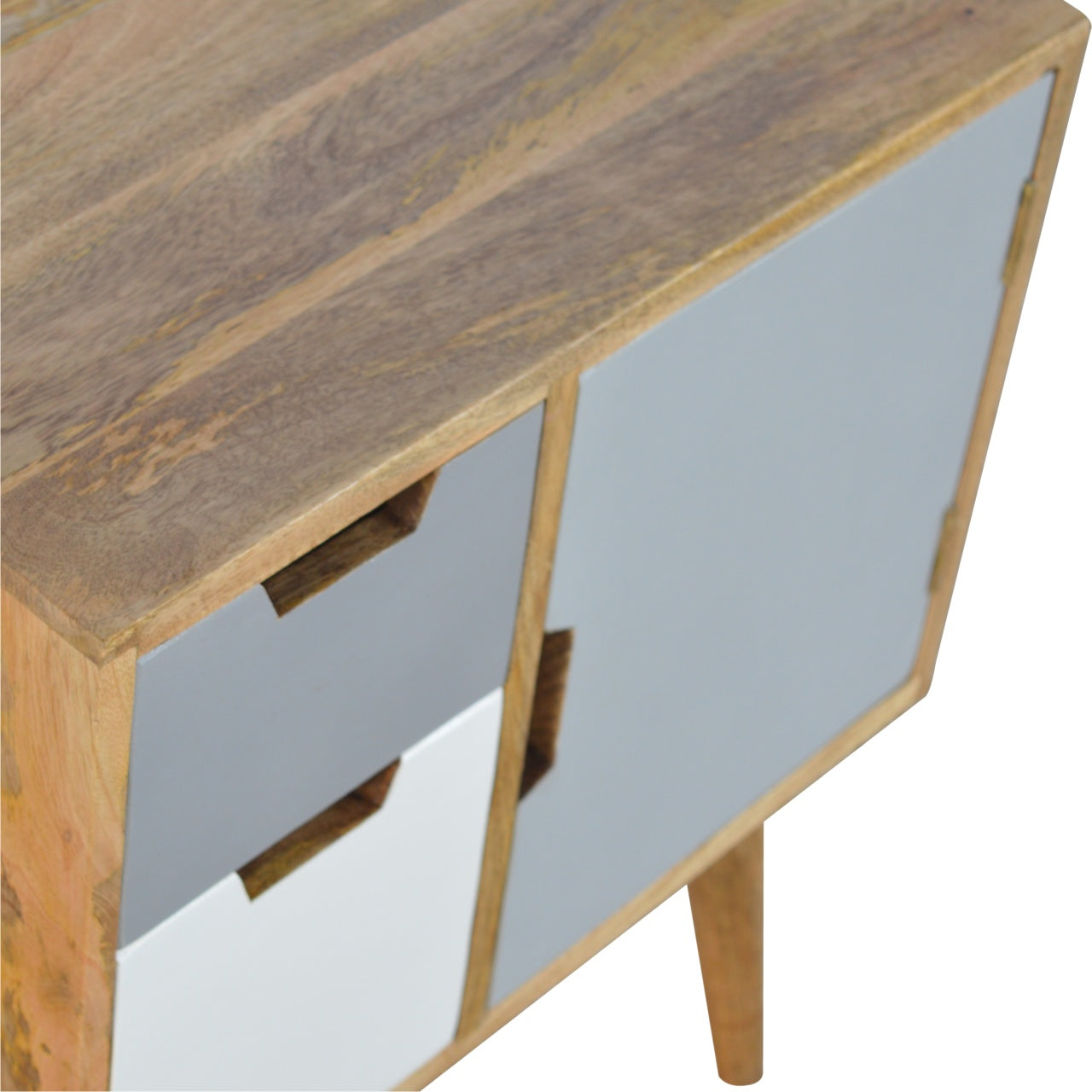 Artisan - Painted Cabinet in Gray/White