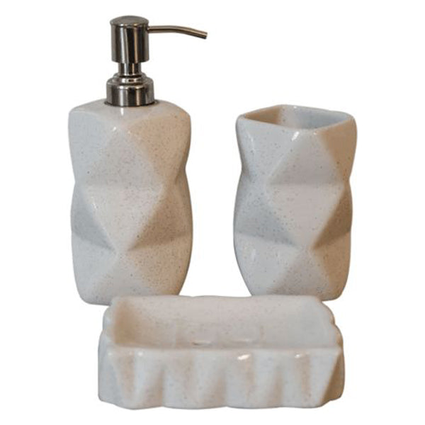 Artisan - Sindri White Bathroom Set Of 3