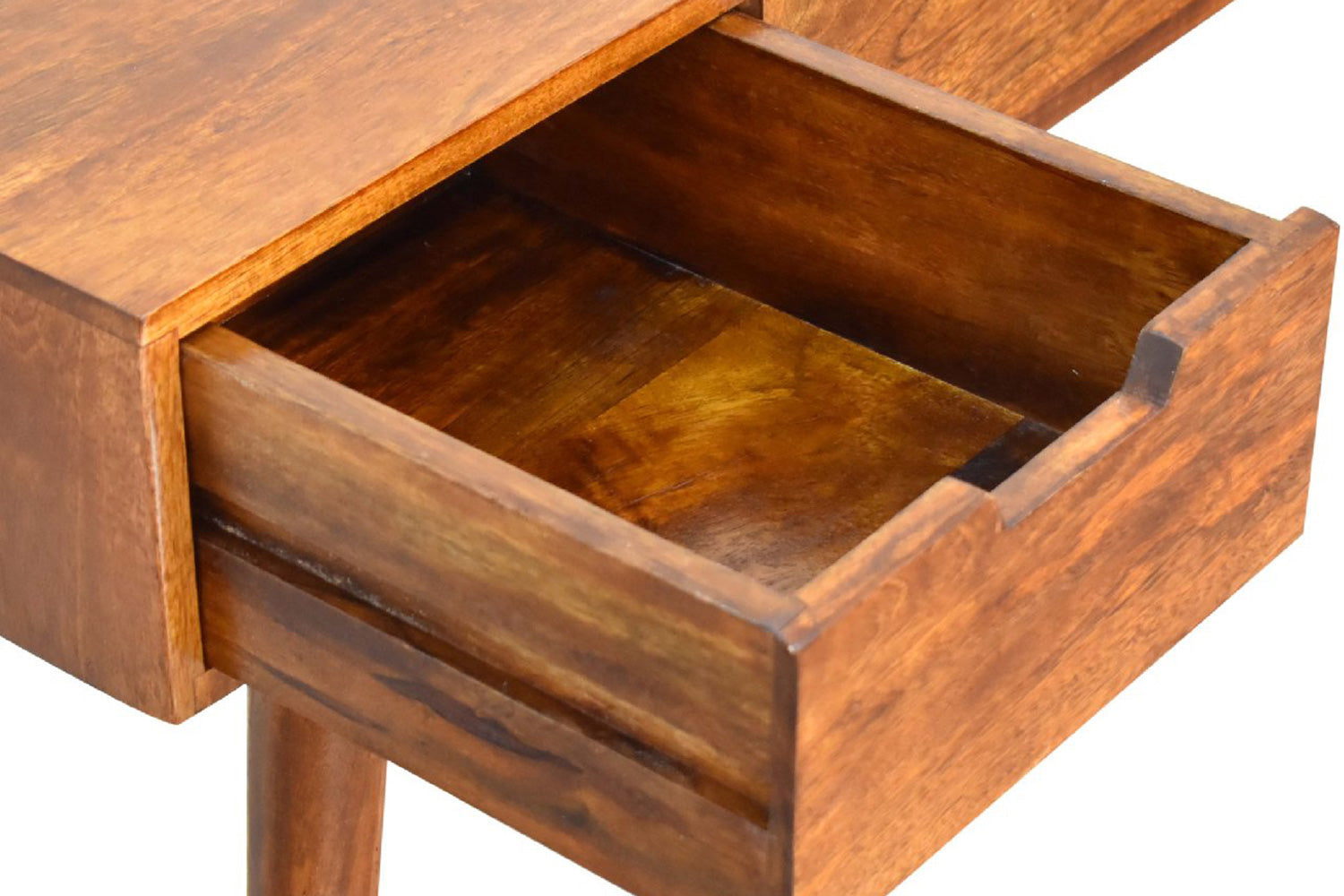 Artisan - Dressing Table with Foldable Mirror in Chestnut