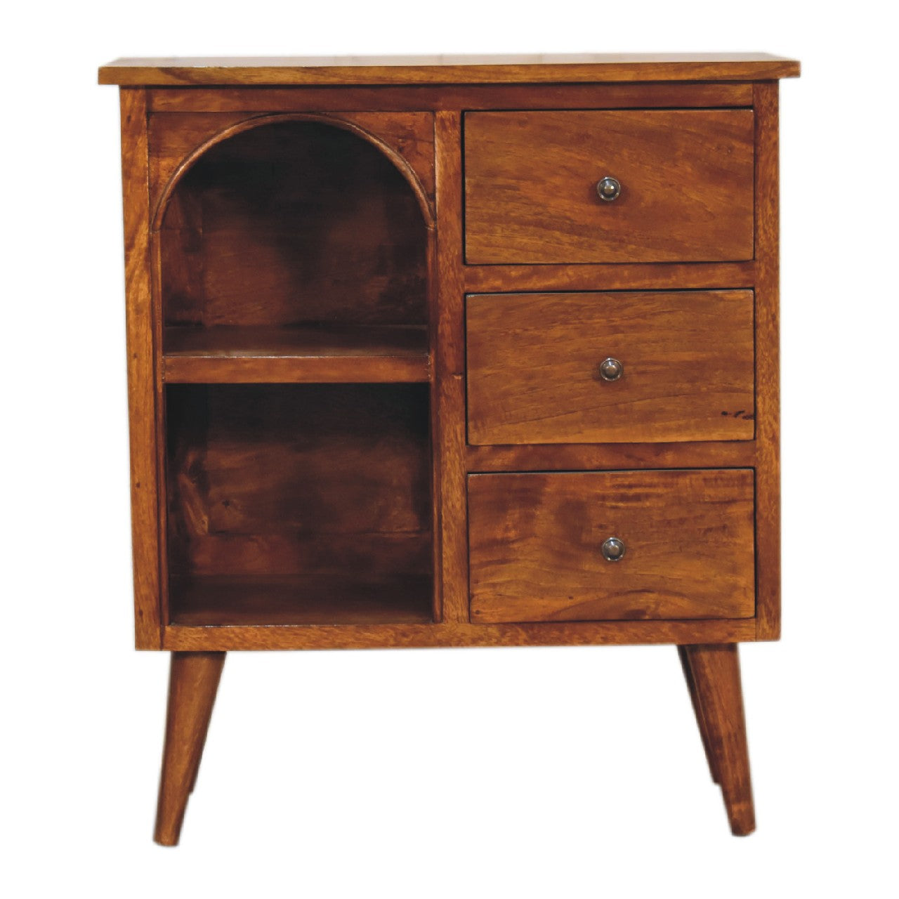 Artisan - Mixed Open Cabinet in Chestnut