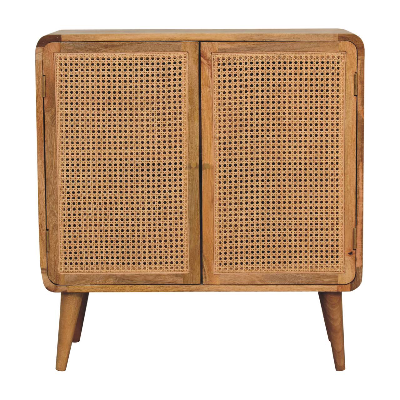 Artisan - Larrisa Storage Cabinet in Oak-Ish, Woven