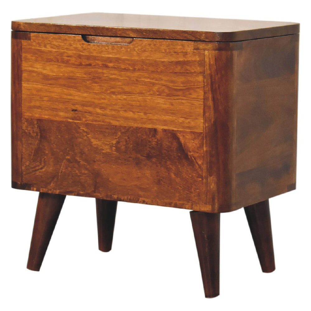 Artisan - Chestnut Lid-Up Storage Stool