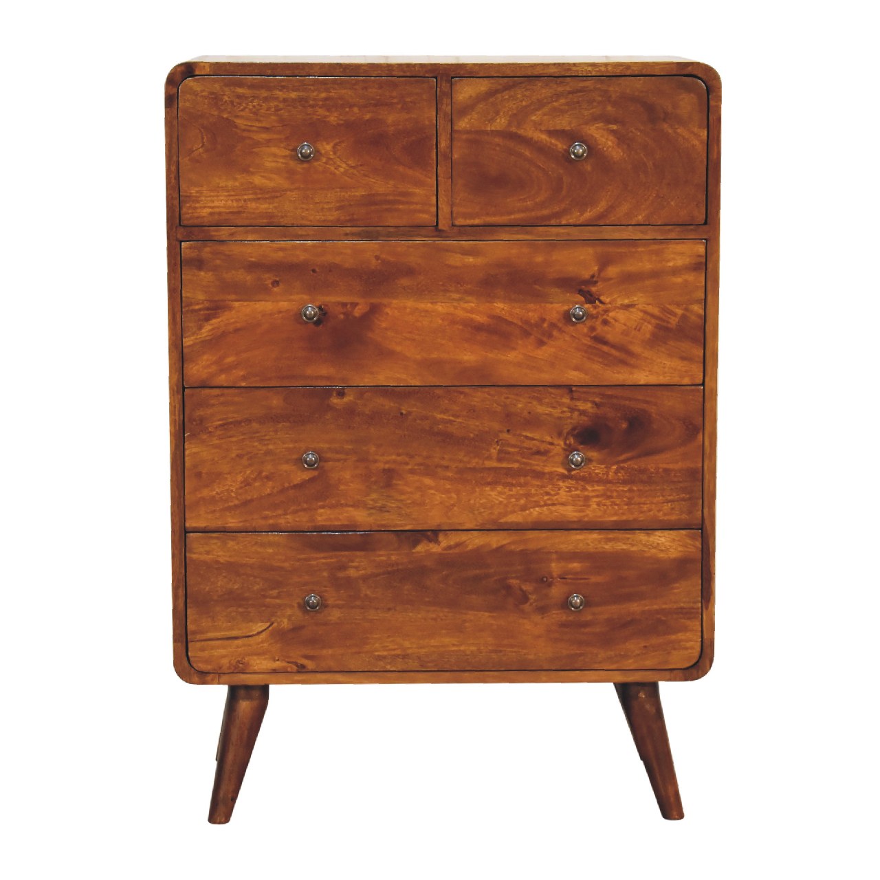 Artisan - 2 Over 3 Curved Chest in Chestnut