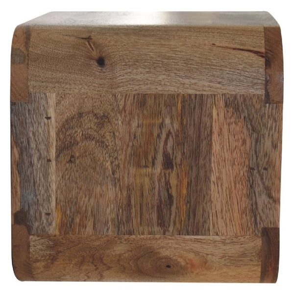 Artisan - Oak-Ish Floating Open Curve Nightstand