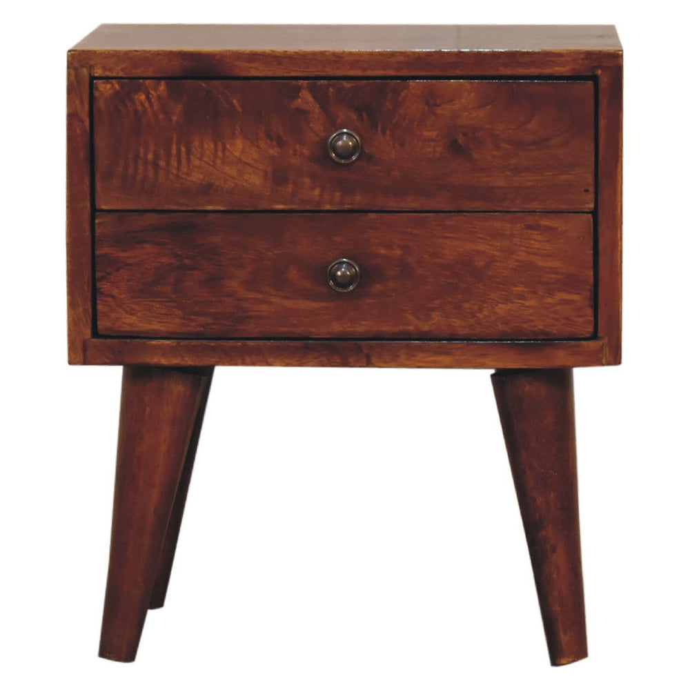 Artisan - Mini Chestnut Modern Nightstand