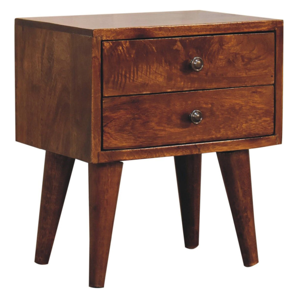 Artisan - Mini Chestnut Modern Nightstand