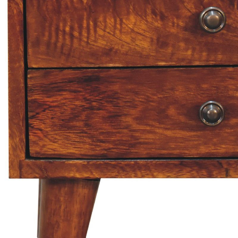 Artisan - Mini Chestnut Modern Nightstand