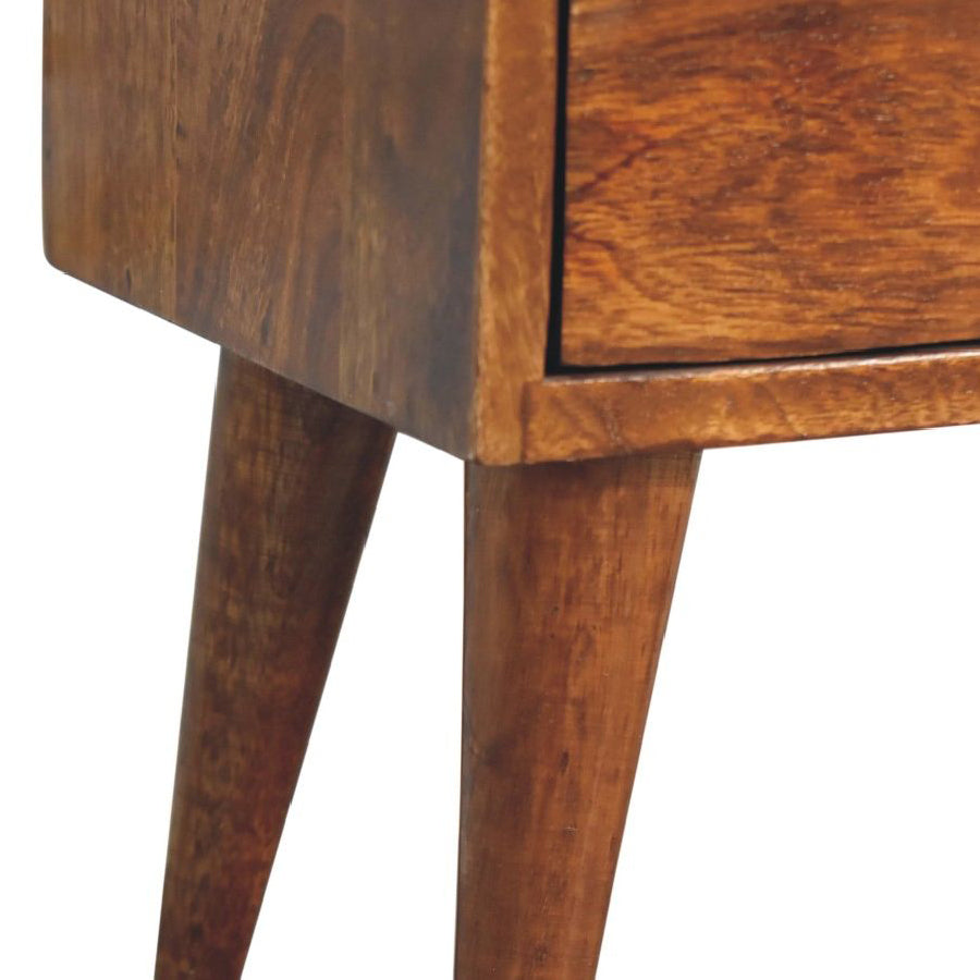 Artisan - Mini Chestnut Modern Nightstand