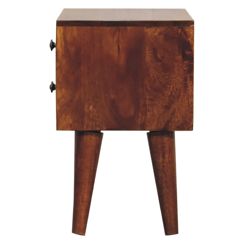 Artisan - Mini Chestnut Modern Nightstand